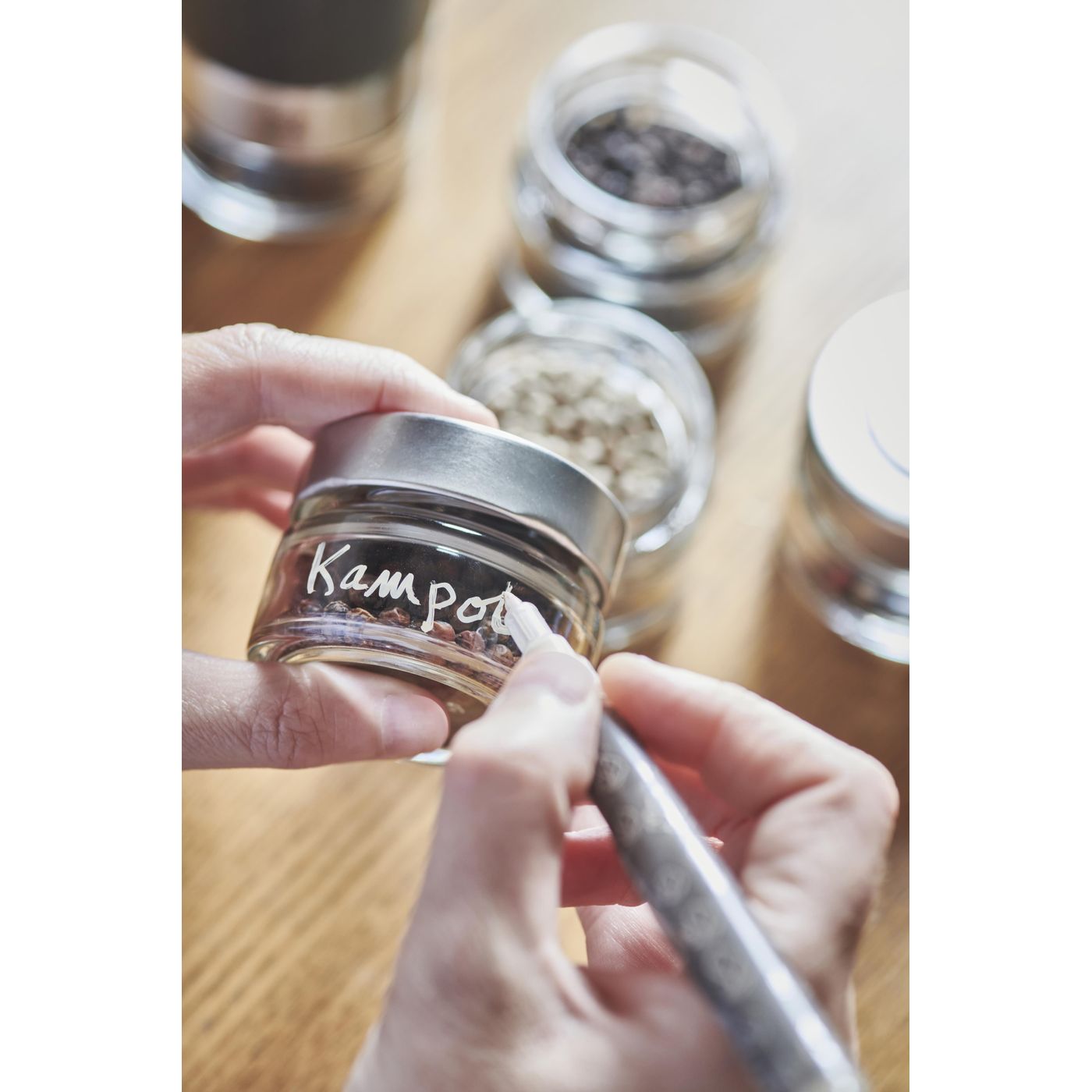 Kit de 3 fioles Vides Pour Moulin Maestro
